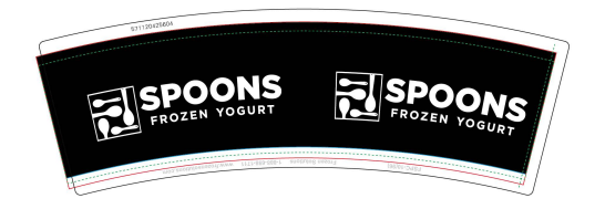 10oz Custom Print Double Poly Paper Cold/Hot Food Container 1000 per case 20x50 96mm