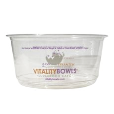 12oz PET Round Deli Container - Vitality Bowls