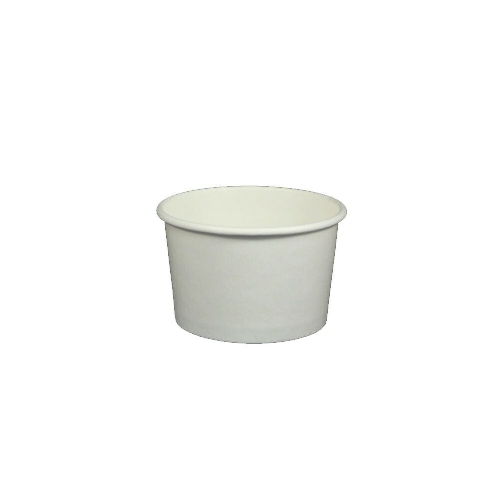 4oz Yogurt Cup White 76mm 1000ct - Van Leeuwen