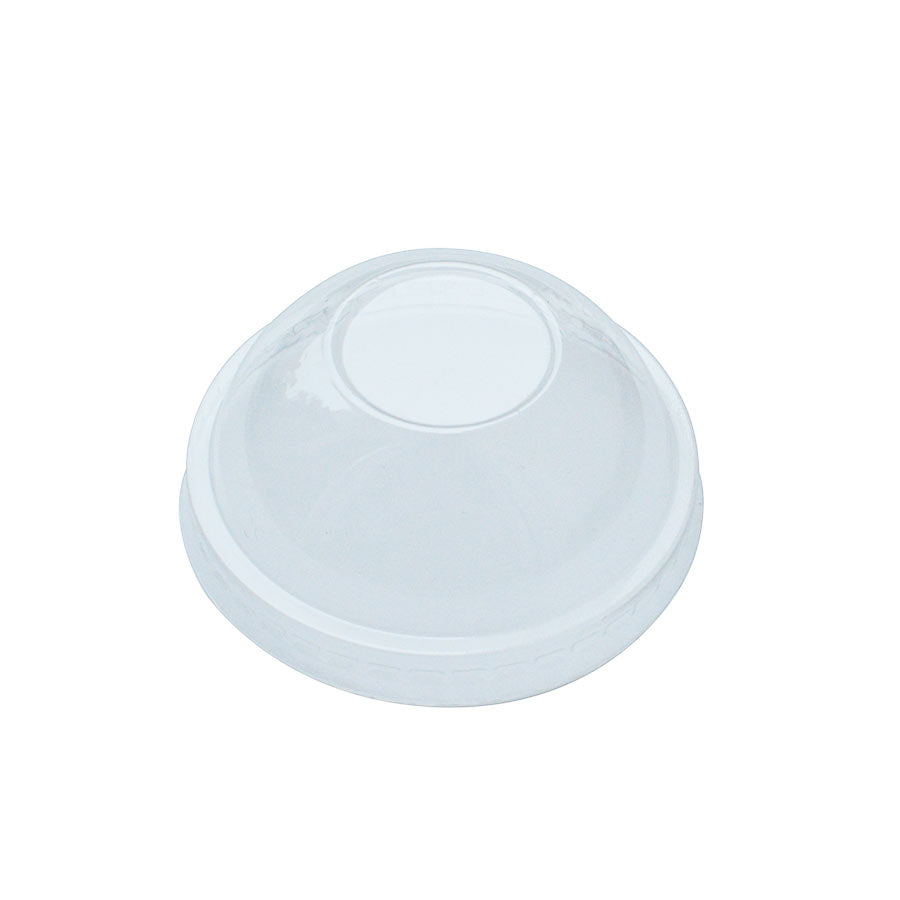 Frozen Solutions 75/76mm Rim PET Food Container Dome Lid No Hole 1000ct - VanLeeuwen