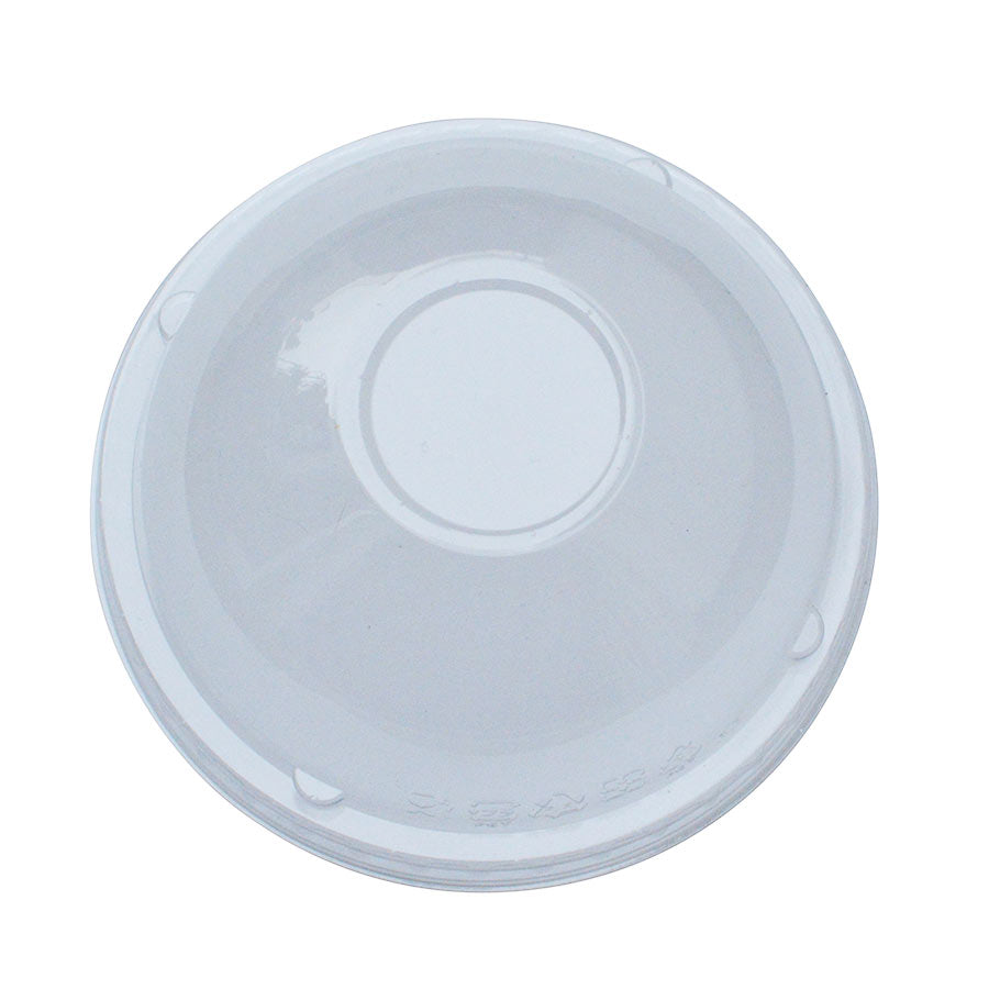 Frozen Solutions 95mm Rim PET Food Container Dome Lid No Hole 1000ct - VanLeeuwen