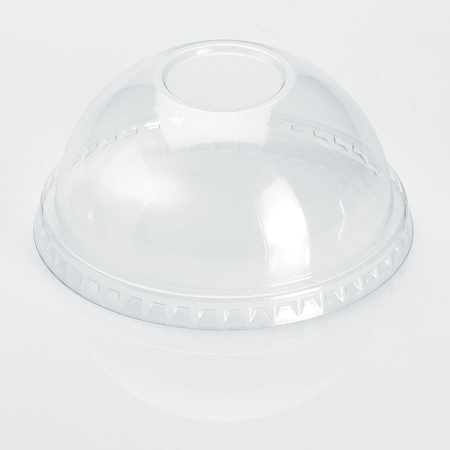 PET Dome Lid with Hole for 14-24oz PET cup 98mm 1000ct